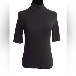 Zara Dark Gray Fitted Short Sleeve Tee